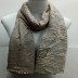 Cotton Half Net Stole- Grey